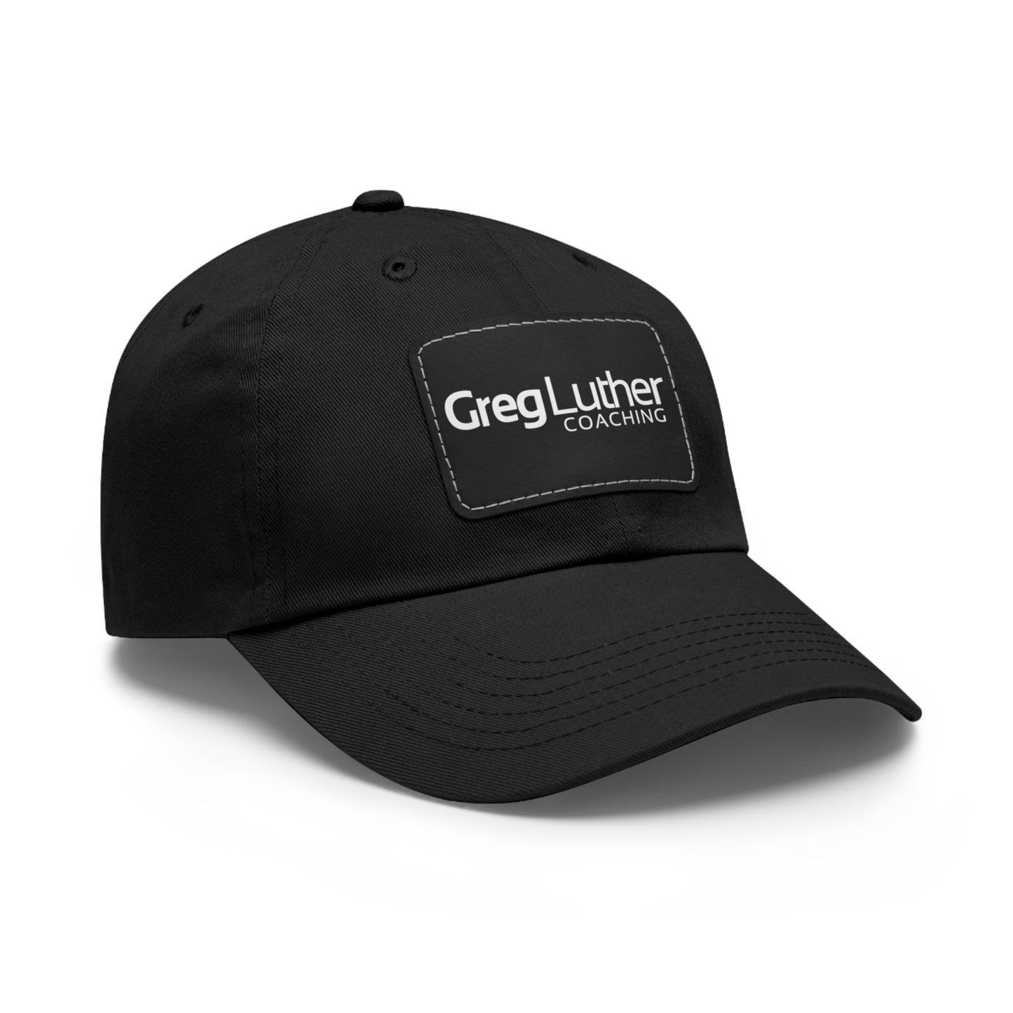 GLC Leather Patch Hat - All Black