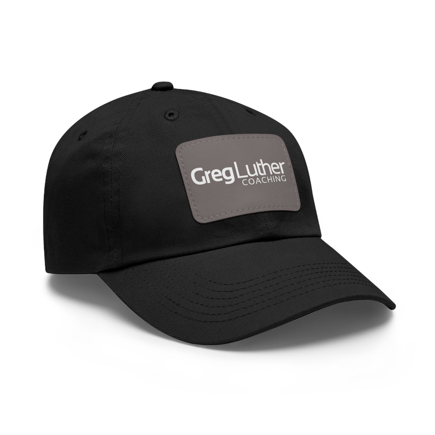 GLC Leather Patch Hat - Black